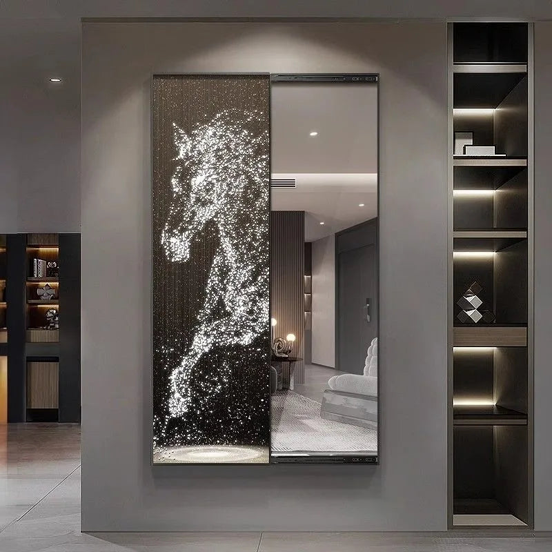 Ornament Aesthetic Mirror Luxe Display Frame Set Mirror Creative Design Enfeites Para Casa Decoracao Furniture Accessories