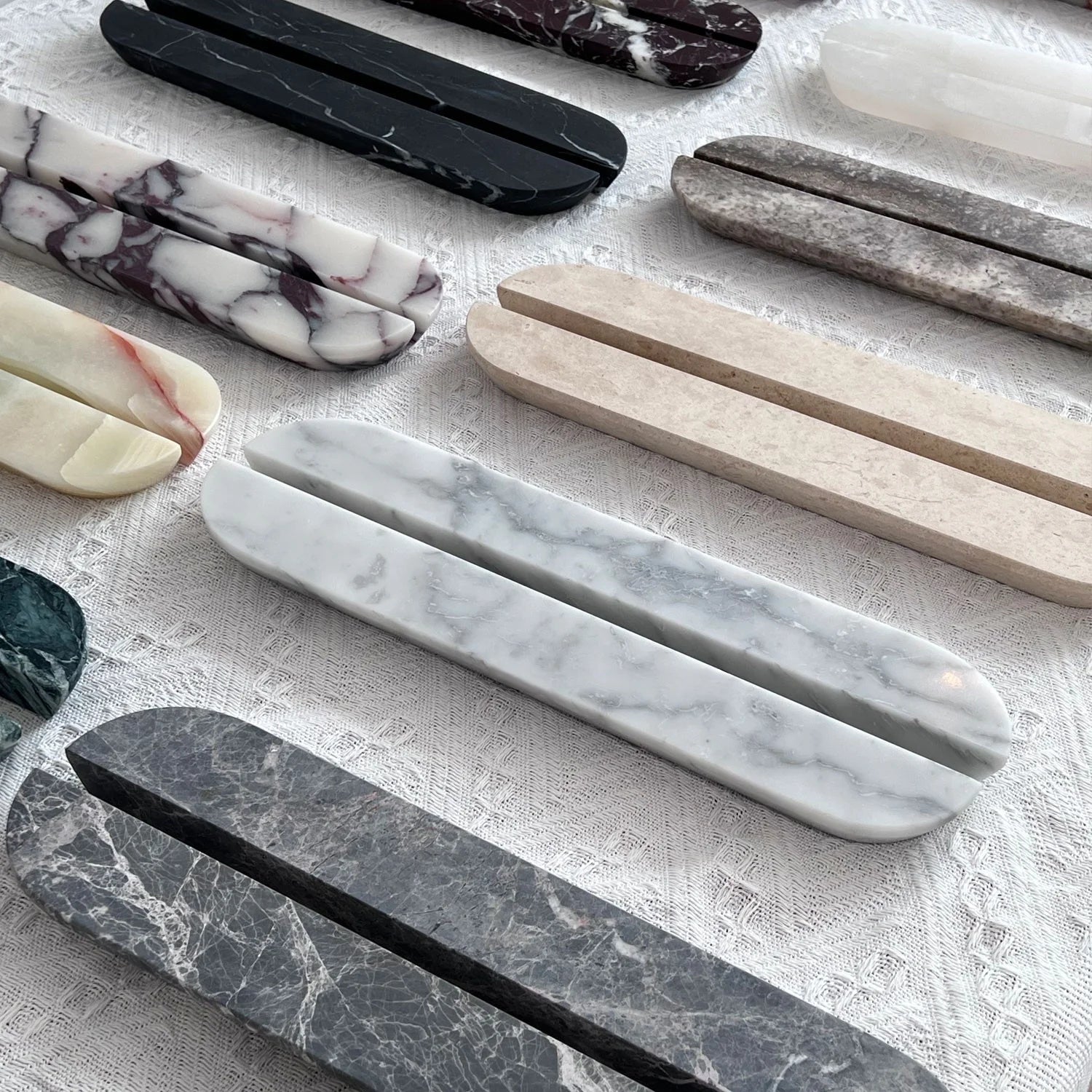 Luxury Natural Marble Handle for Drawers Wardrobes Cabinets Villa Store Home Decorative Handles Room Decoraction Decor