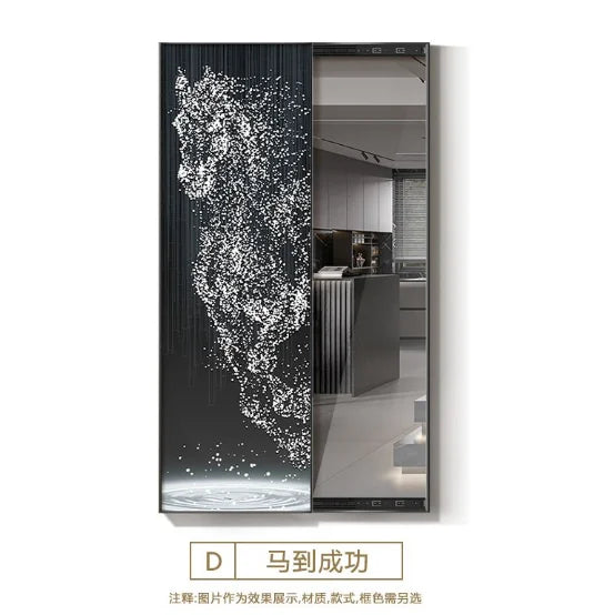 Ornament Aesthetic Mirror Luxe Display Frame Set Mirror Creative Design Enfeites Para Casa Decoracao Furniture Accessories