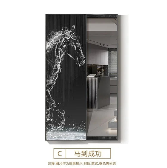 Ornament Aesthetic Mirror Luxe Display Frame Set Mirror Creative Design Enfeites Para Casa Decoracao Furniture Accessories