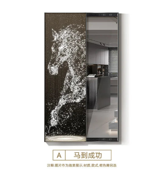 Ornament Aesthetic Mirror Luxe Display Frame Set Mirror Creative Design Enfeites Para Casa Decoracao Furniture Accessories