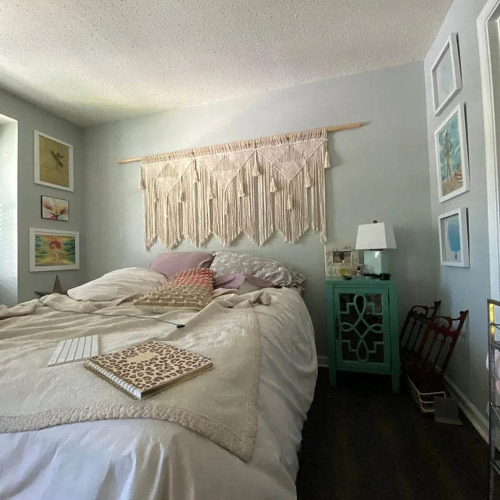 Boho Room Decor Hand Woven Tapestry Macrame Wall Decoration Tapestry Pendant Minimalist Homestay Background Wall Tapestries