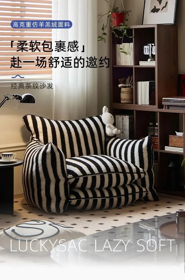 Room Lazy Sofa Can Lie Can Sleep Single Sofa Balcony Bedroom Small Sofa Net Red Bed Living Room Furniture