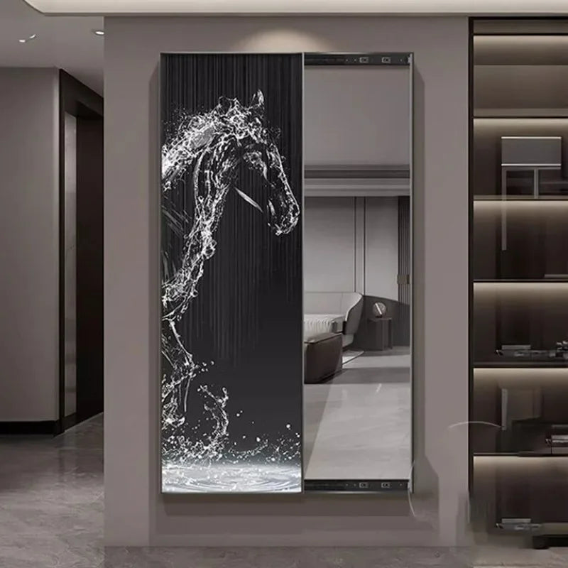 Ornament Aesthetic Mirror Luxe Display Frame Set Mirror Creative Design Enfeites Para Casa Decoracao Furniture Accessories