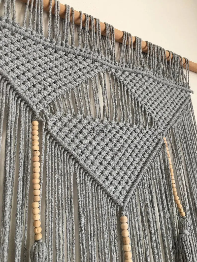 Boho Room Decor Hand Woven Tapestry Macrame Wall Decoration Tapestry Pendant Minimalist Homestay Background Wall Tapestries