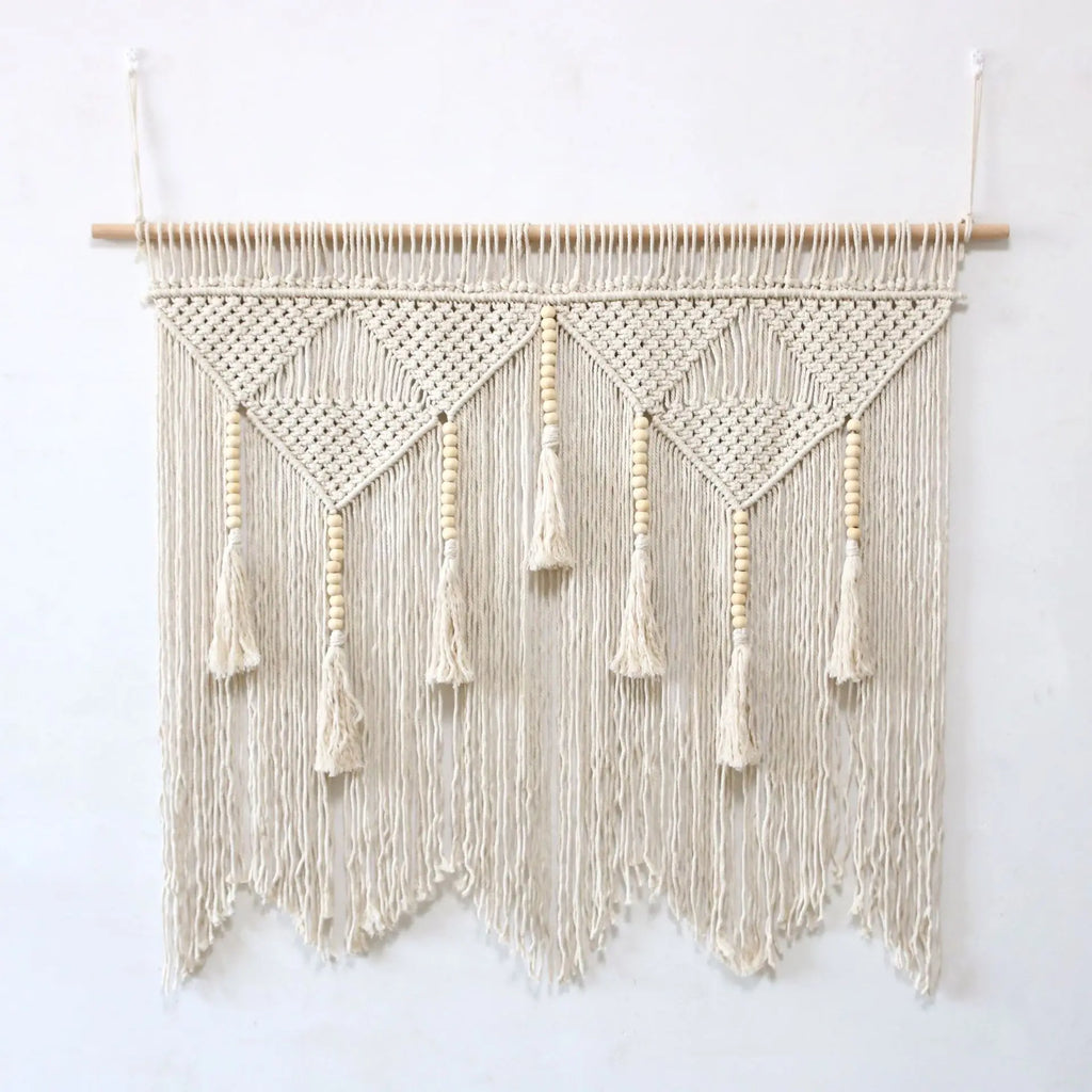Boho Room Decor Hand Woven Tapestry Macrame Wall Decoration Tapestry Pendant Minimalist Homestay Background Wall Tapestries
