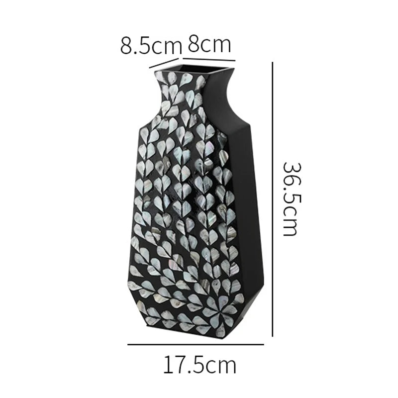 Luxury Vases Flower Arrangement Aesthetic Centerpiece Vases Dining Table Modern Flower Bottles Living Room Home Decoration