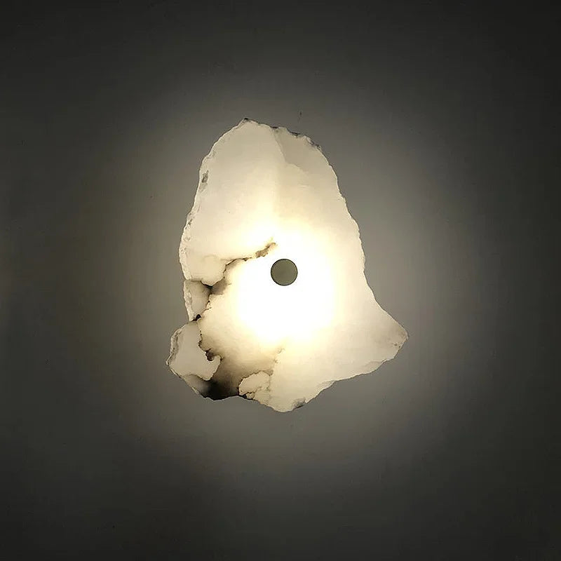 Luxury Natural Marble LED Wall Light Modern Sconce for Bedroom Living Dining Room Home Decoration Lighting
