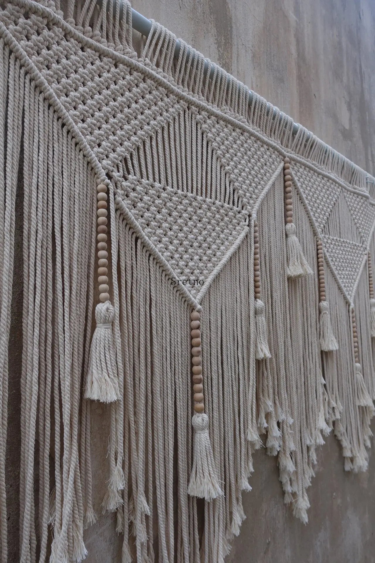 Boho Room Decor Hand Woven Tapestry Macrame Wall Decoration Tapestry Pendant Minimalist Homestay Background Wall Tapestries