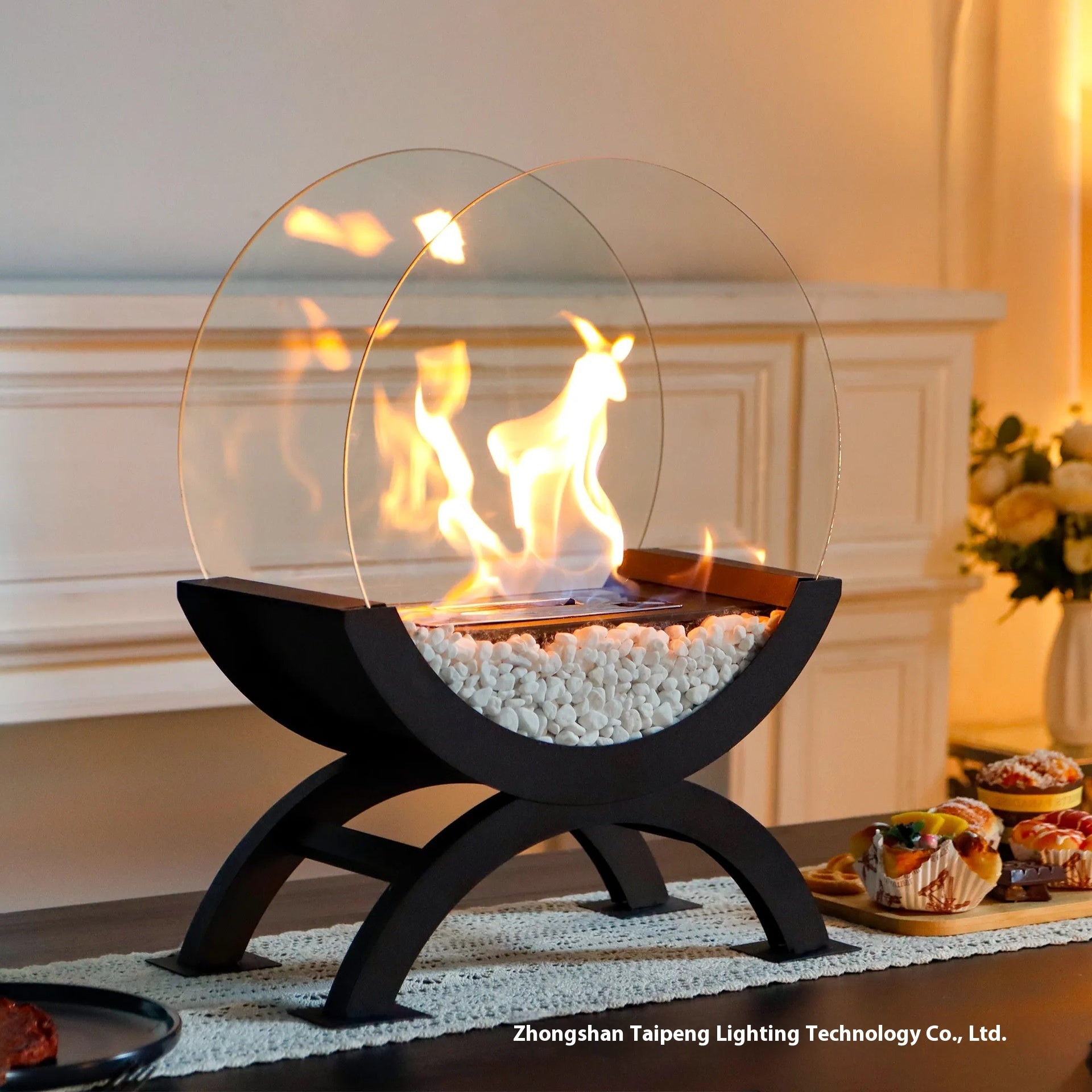Indoor Small Desktop Fireplace